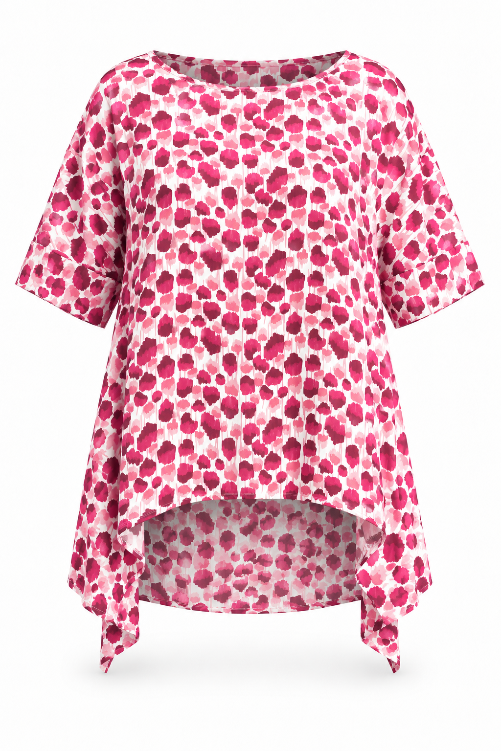 TOP STAMPA MICROPATTERN - ROSA
